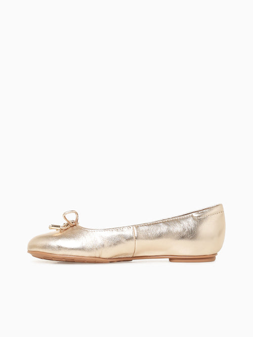 Ashlyn Light Champagne Leather Champagne / 5 / M