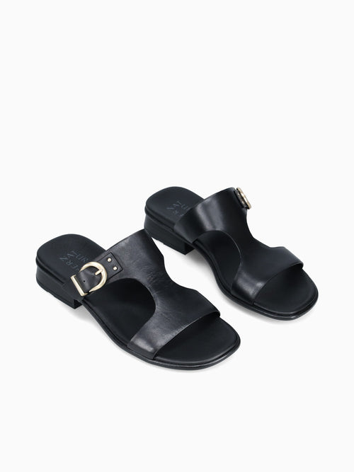Beach Black Leather Black / 5 / M