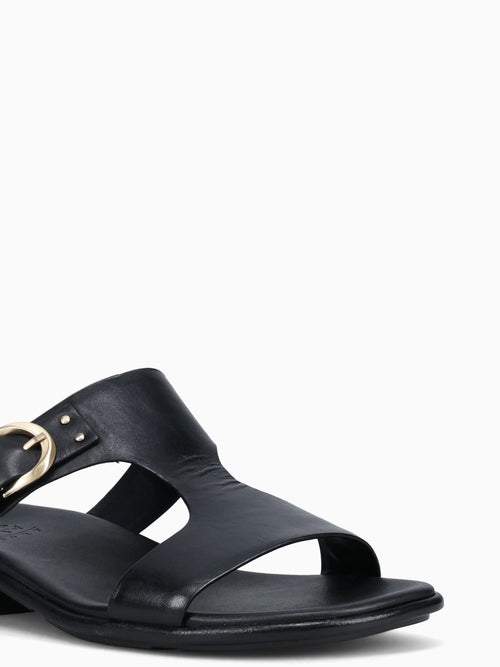Beach Black Leather Black / 5 / M