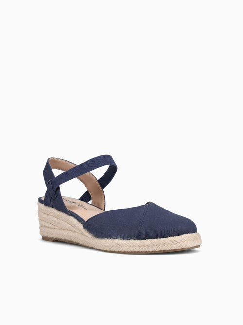 Pilar Lux Navy Canvas Navy / 5 / M