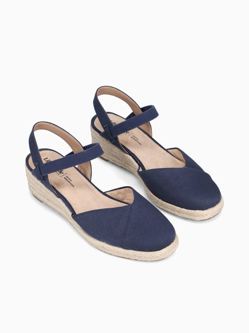 Pilar Lux Navy Canvas Navy / 5 / M