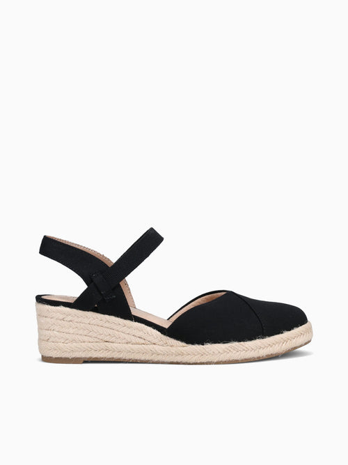 Pilar Black Canvas Black / 5 / M