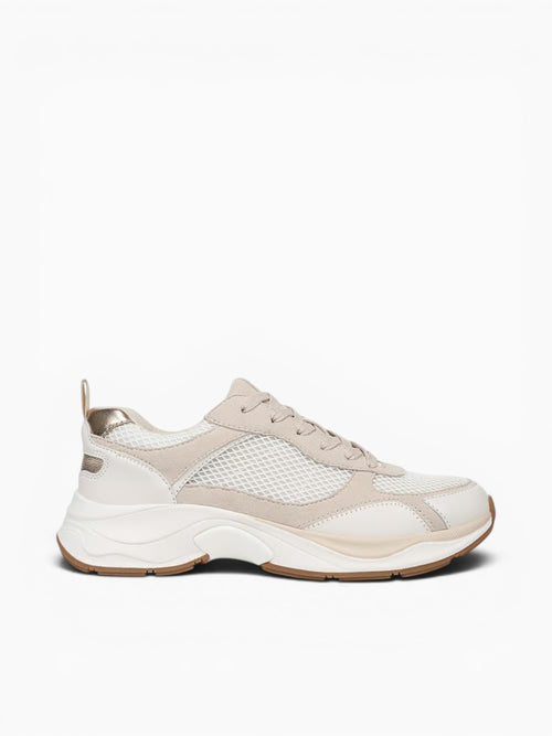 Zoie White Porcelain leather Fabric White Multi / 5 / M