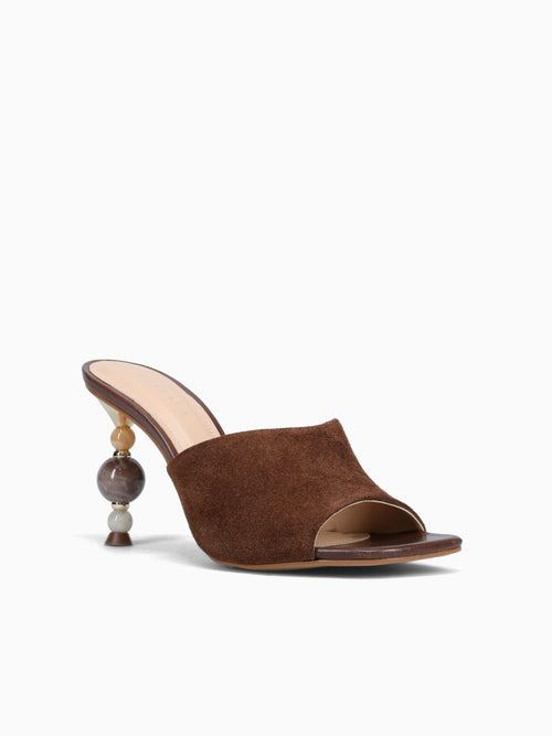 Isolde Brownie Suede Leather Brown / 5 / M