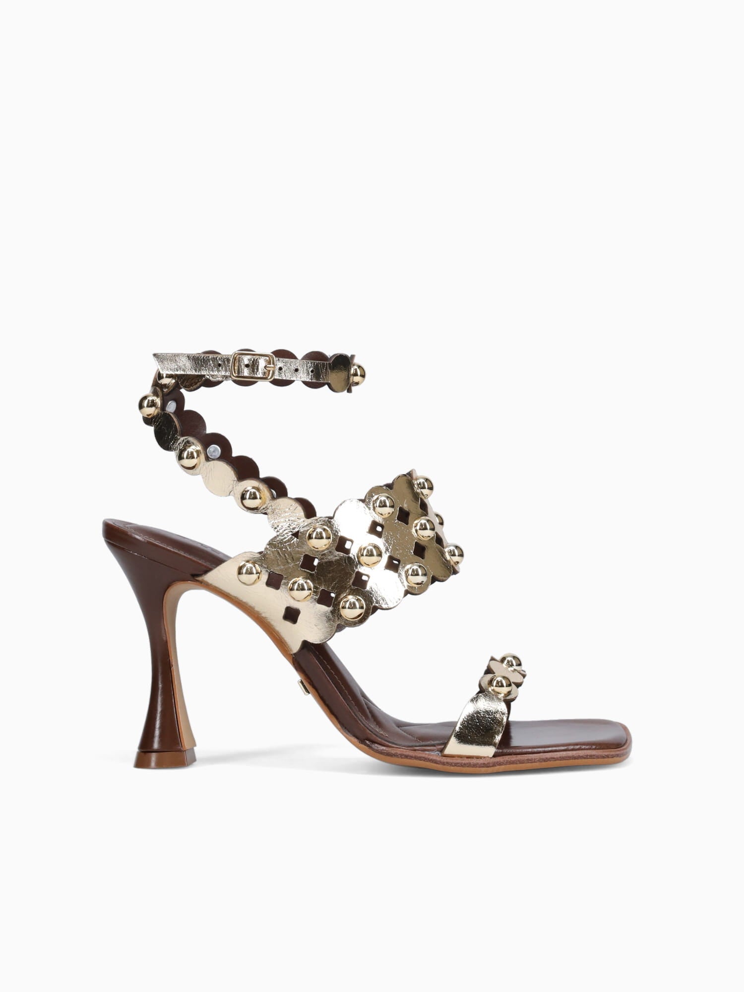 Ameline Gold Crystal Leather Gold / 5 / M