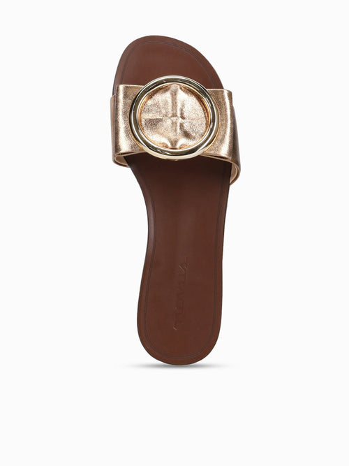 Eleanor Bronze Cristal Leather Bronze / 5 / M