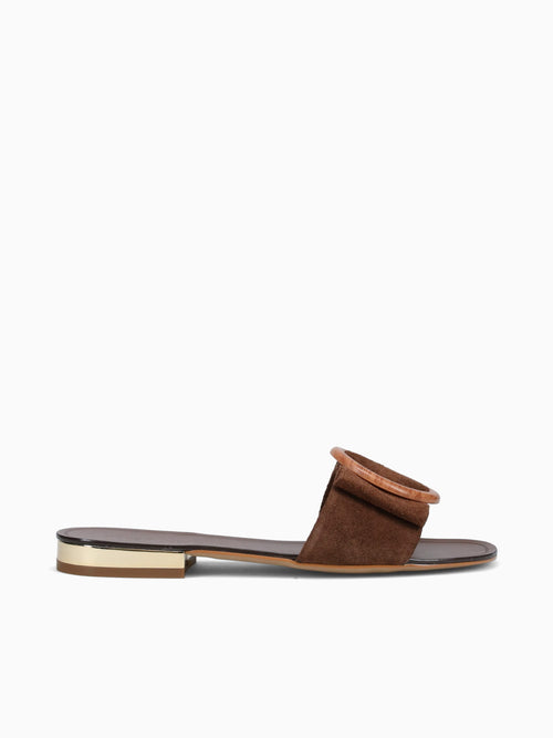 Eleanor Brownie Suede Leather Brown / 5 / M