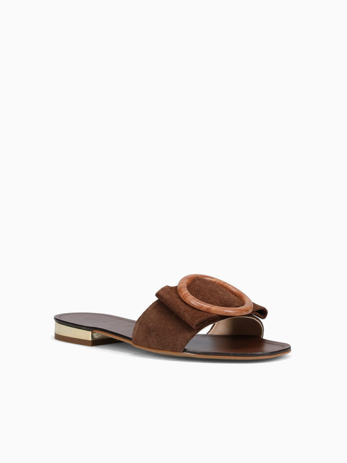 Eleanor Brownie Suede Leather Brown / 5 / M