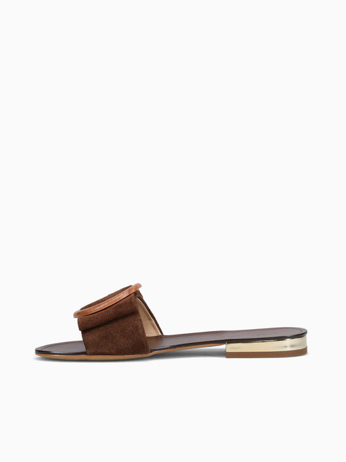 Eleanor Brownie Suede Leather Brown / 5 / M