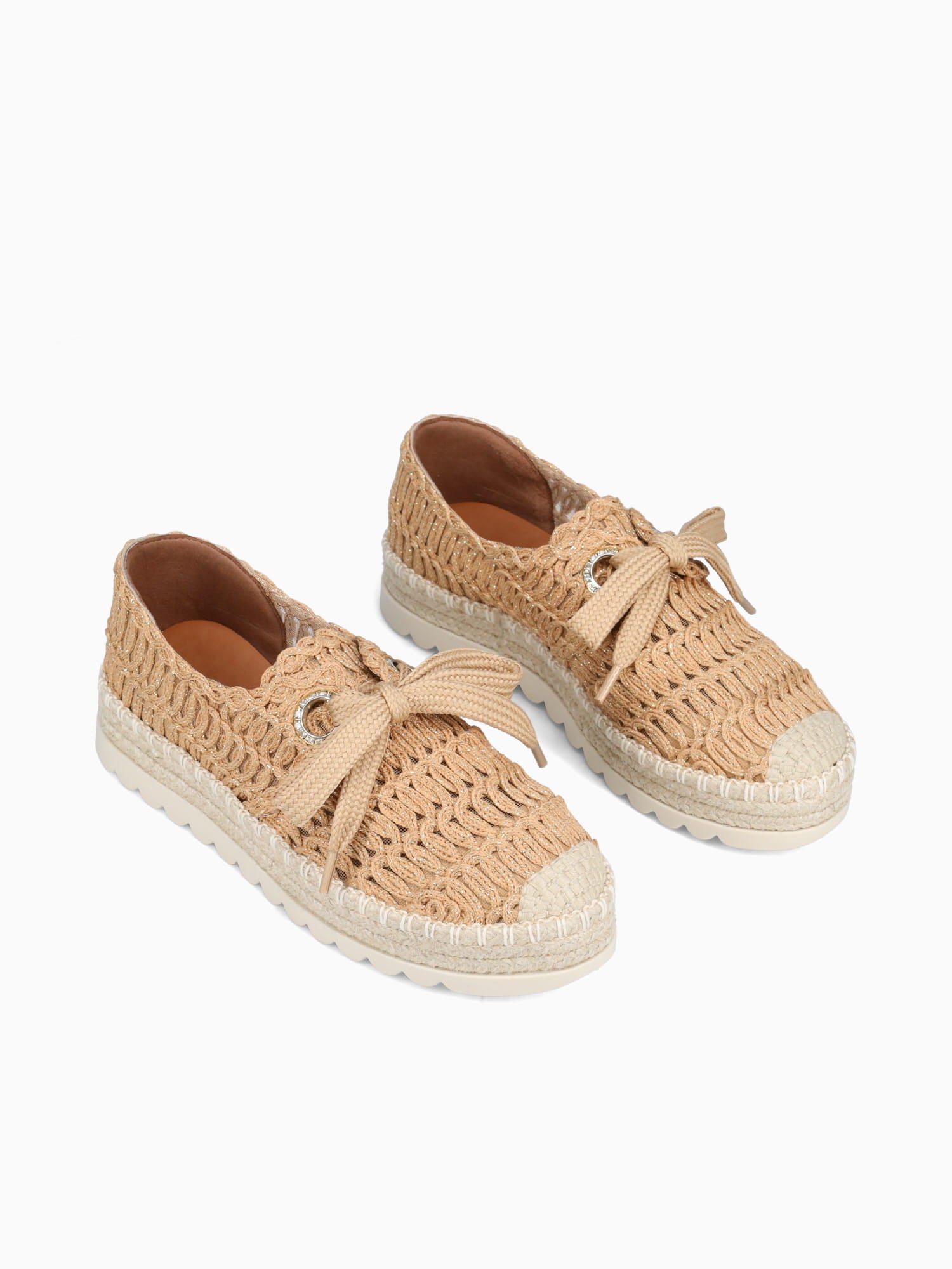 Eleini Beige Hilo Brilhoso Beige / 5 / M