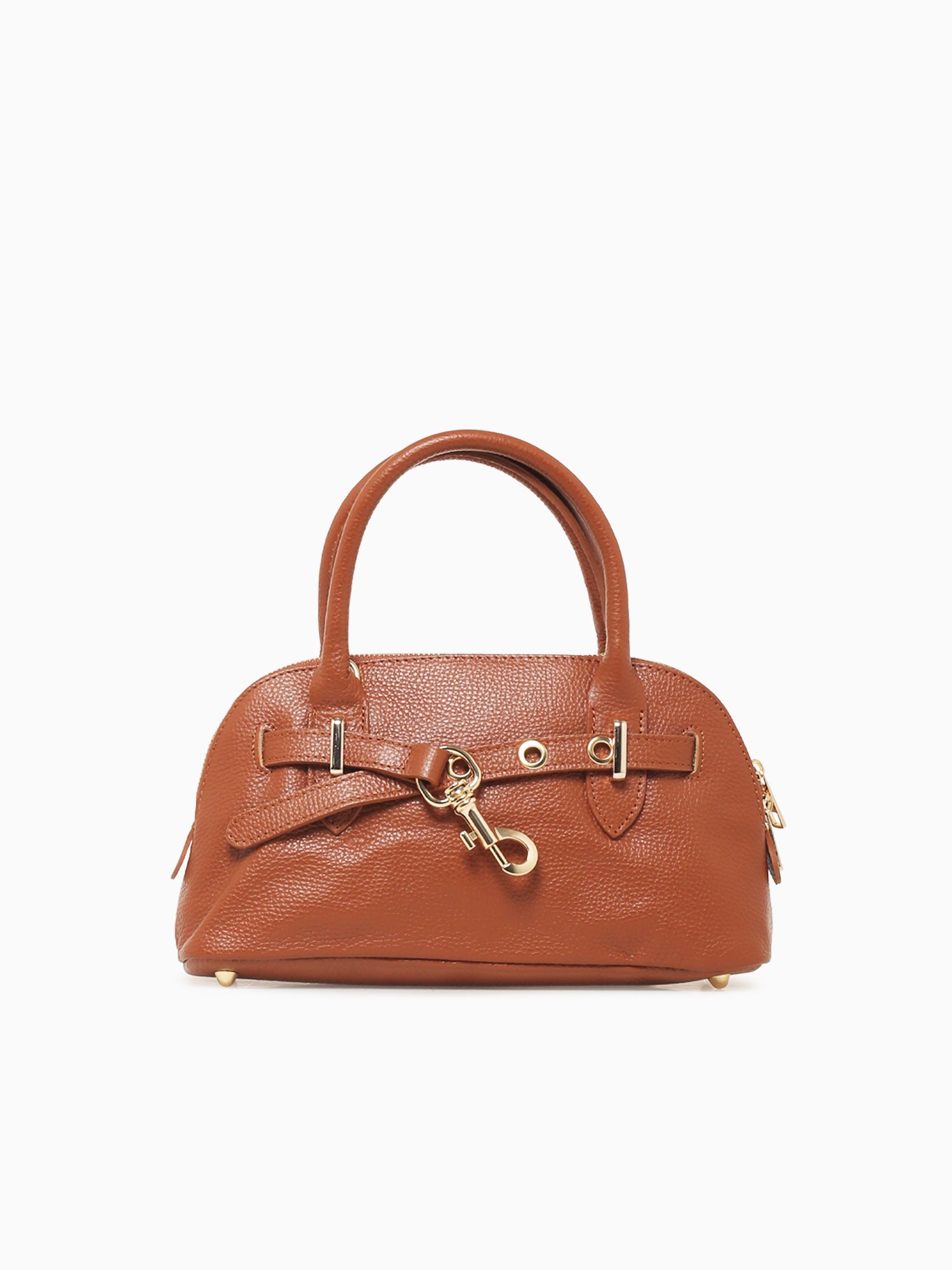 Eva Ring Hook Small Top Handle Cuoio Scu Medium Brown
