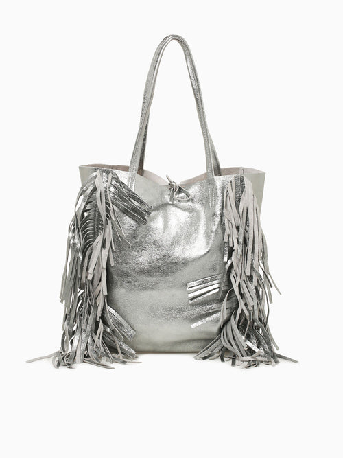 Shopper Big Boho Tote Acciao Grey