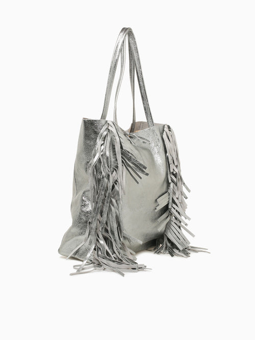 Shopper Big Boho Tote Acciao Grey