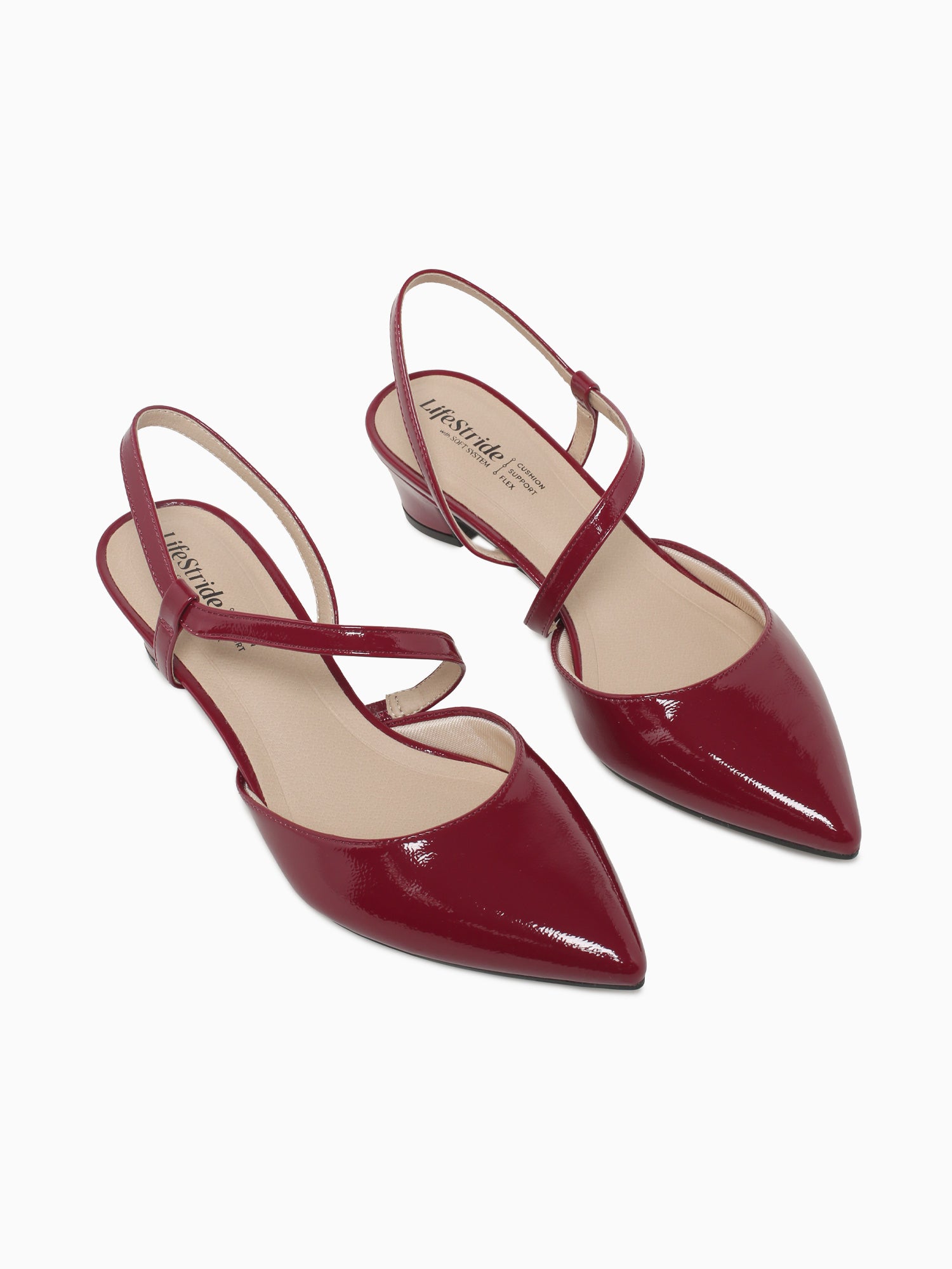 Minimalist Dark Cherry Patent Dark Red / 5 / M