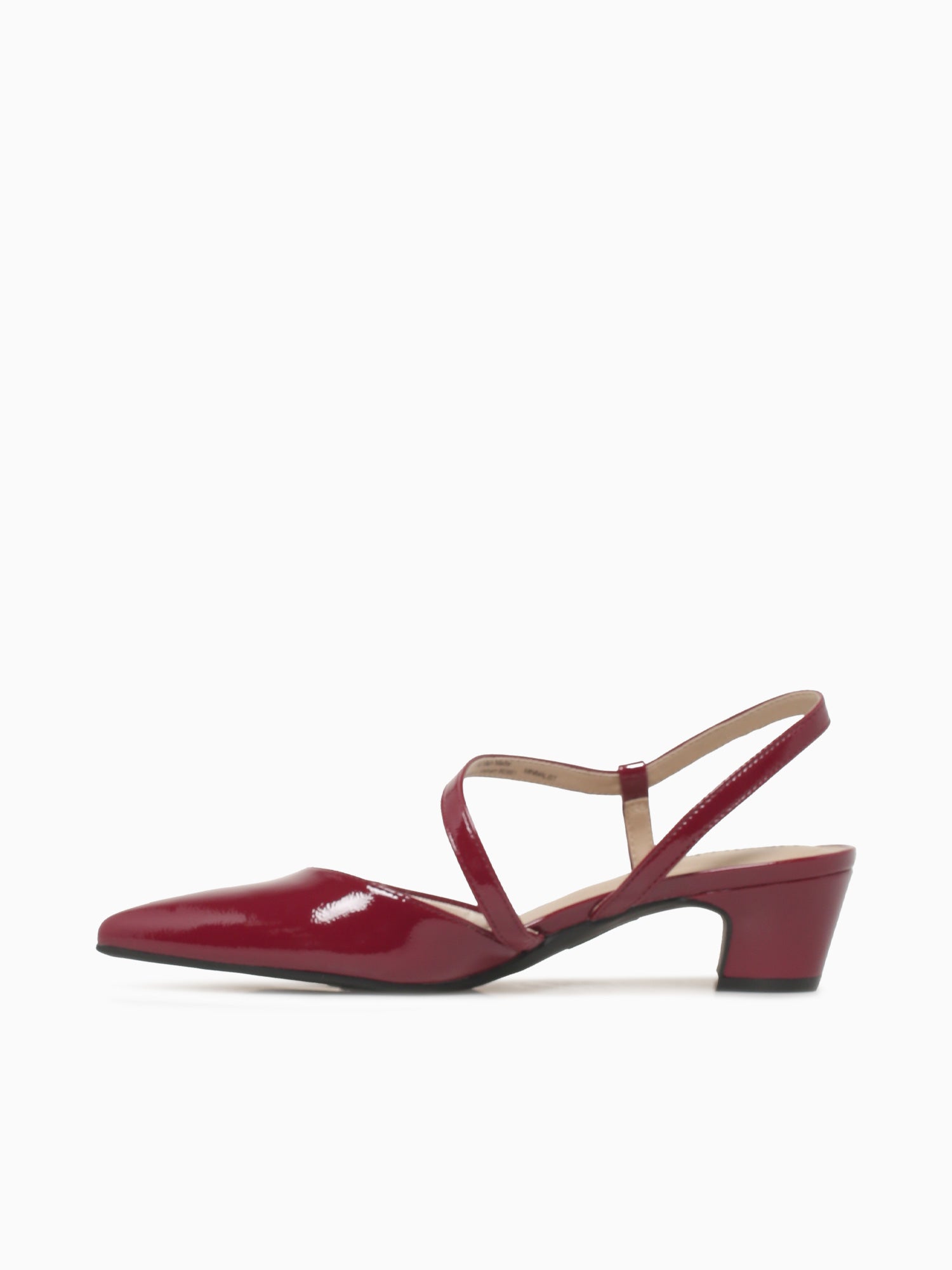 Minimalist Dark Cherry Patent Dark Red / 5 / M