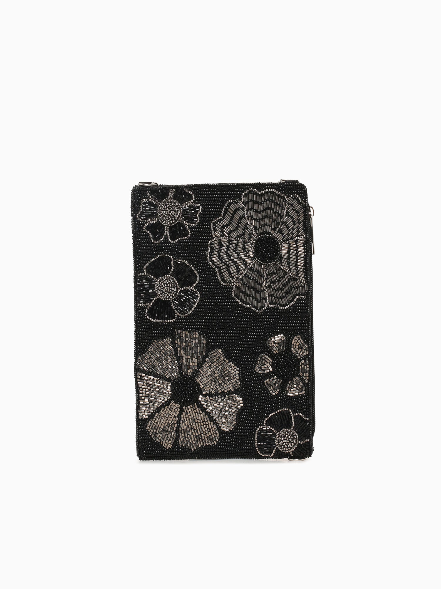 Flower Cell Phone Bag Black Black