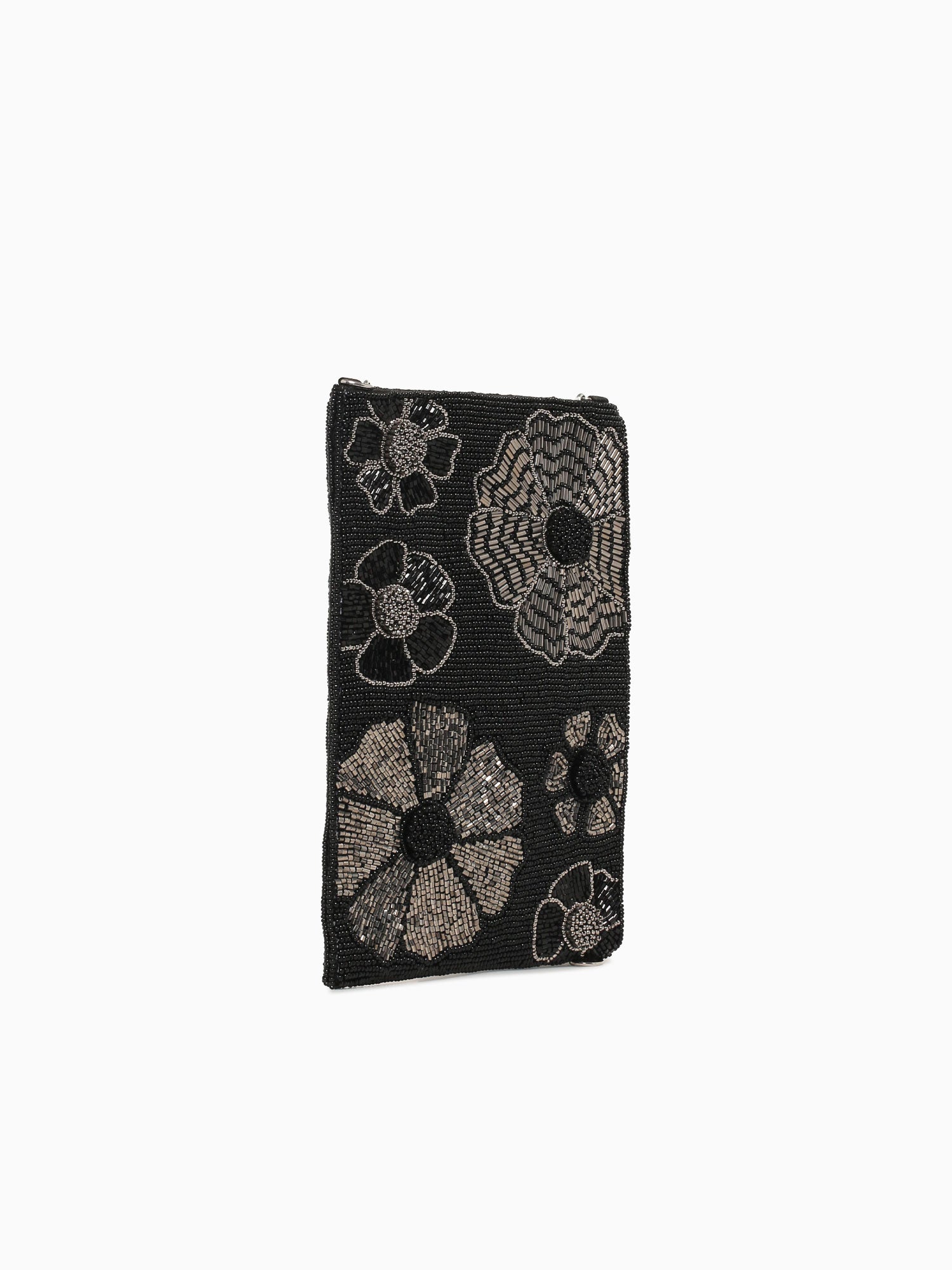 Flower Cell Phone Bag Black Black
