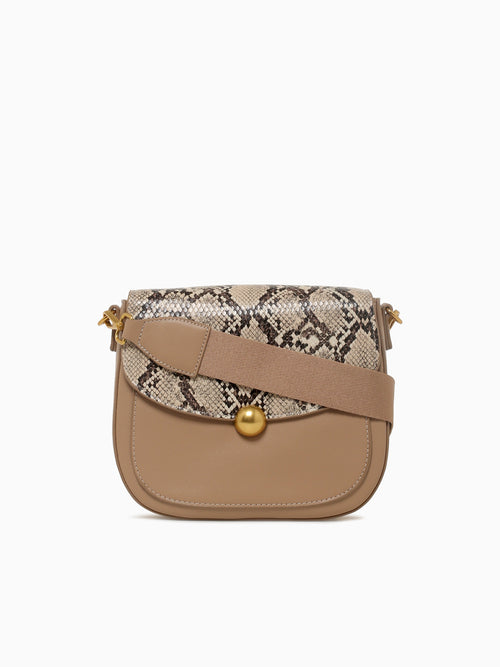 Very Crossbody Snake Taupe Taupe