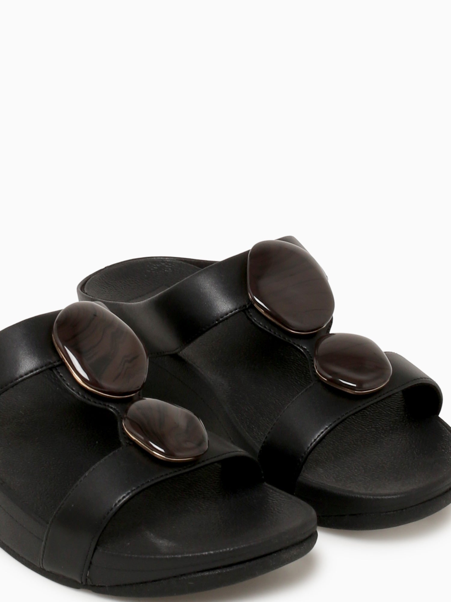 Fino Marbledstone Black Leather Black / 5 / M