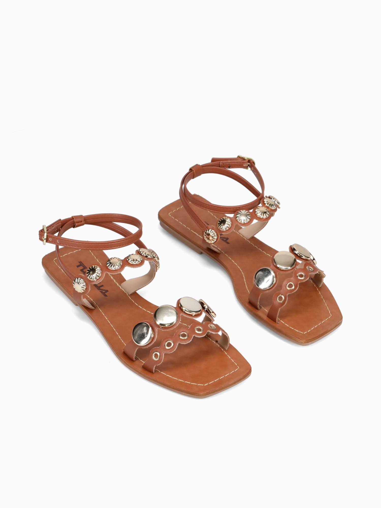 Josie Lynn Caramelo Ouro napa Tan / 5 / M