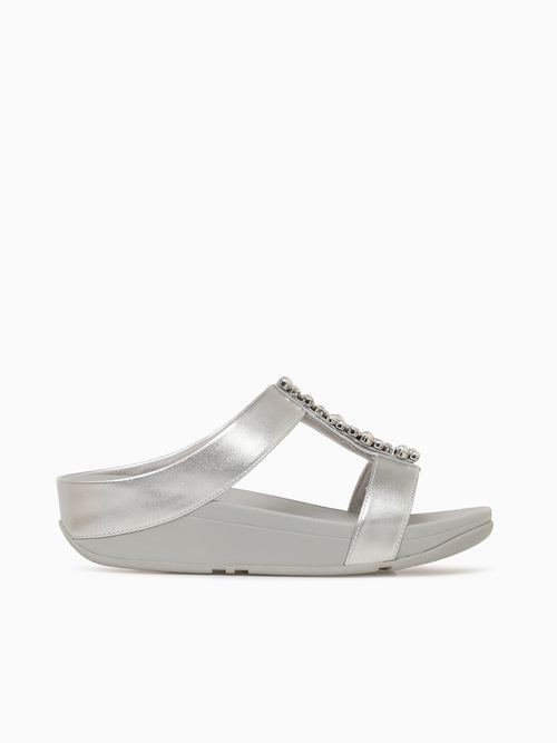 Fino Pearlscrystals Silver Leather Silver / 5 / M