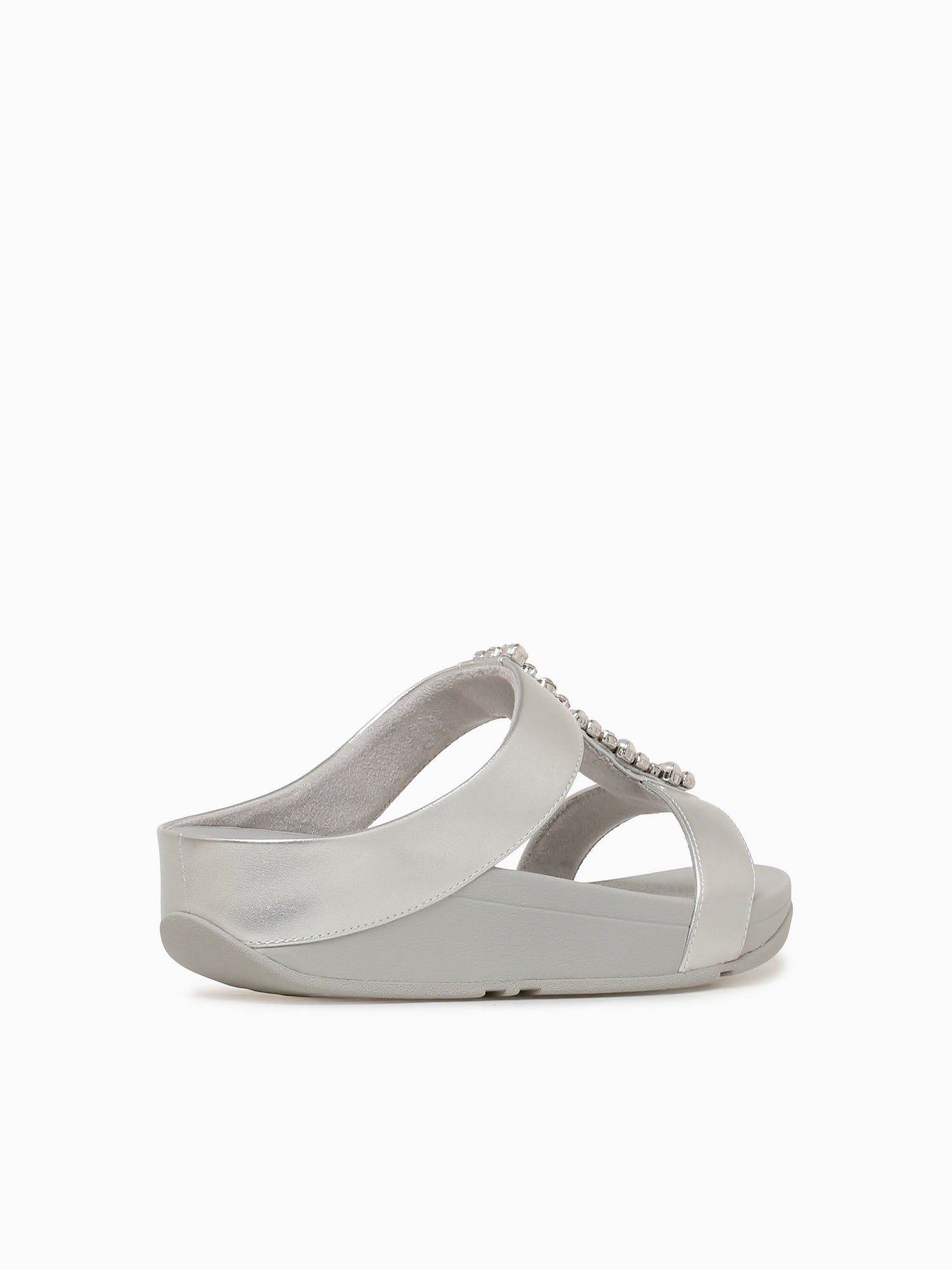 Fino Pearlscrystals Silver Leather Silver / 5 / M