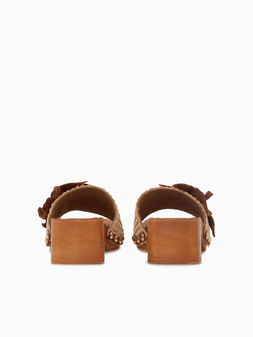 9459 Natural Cuoio raffia Suede Natural / 36 / M