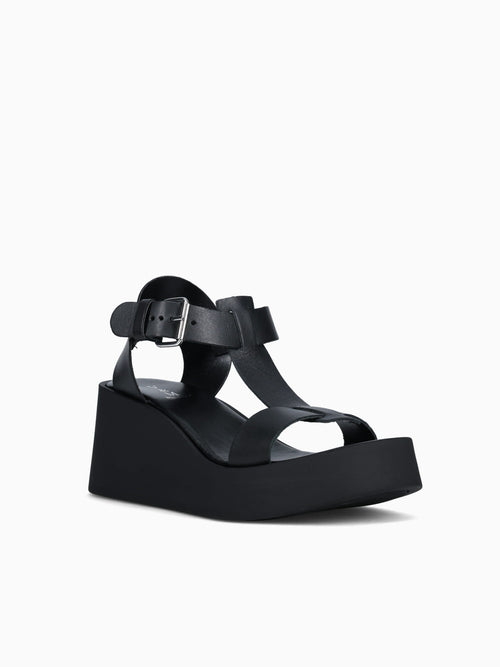 645 Black Leather Black / 36 / M