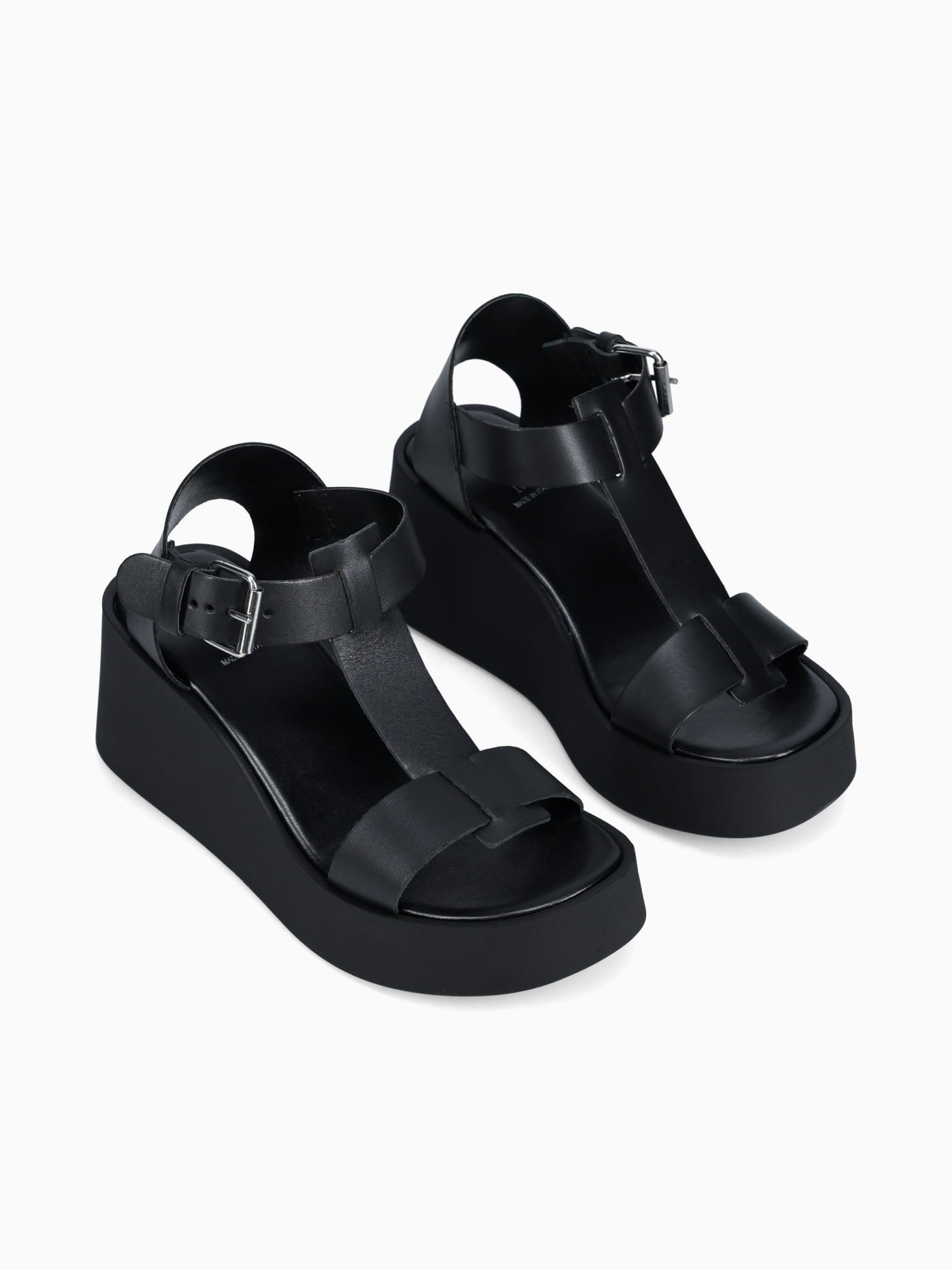 645 Black Leather Black / 36 / M