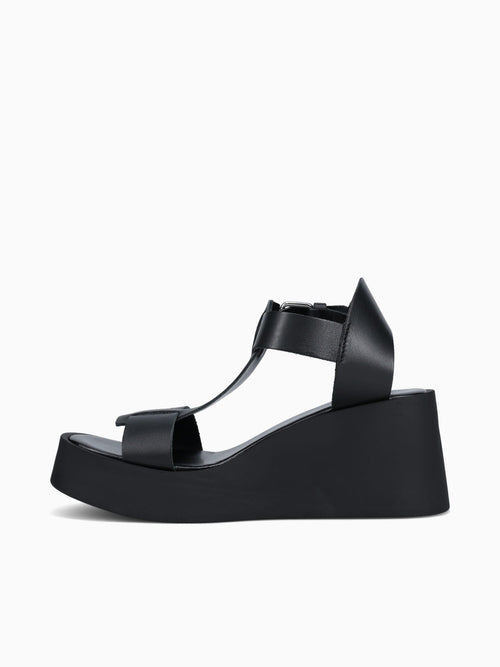645 Black Leather Black / 36 / M