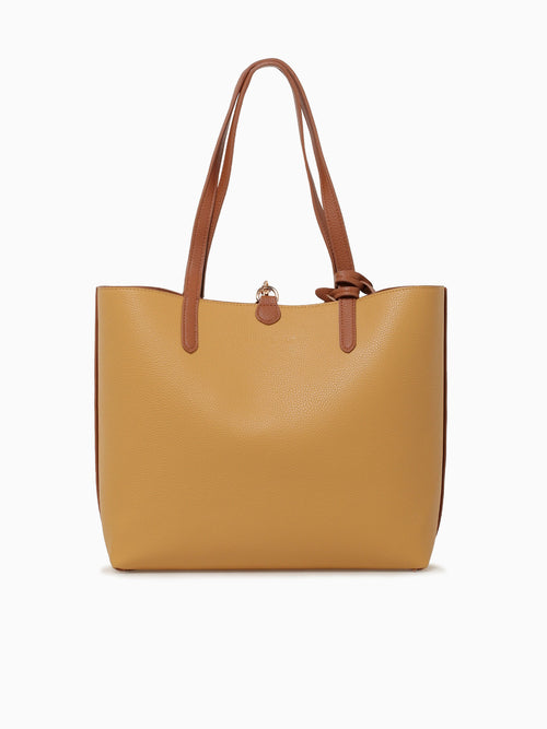 Nicole Tote Bag Brown Mustard