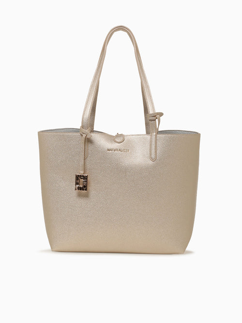 Nicole Tote Bag Champange Silver