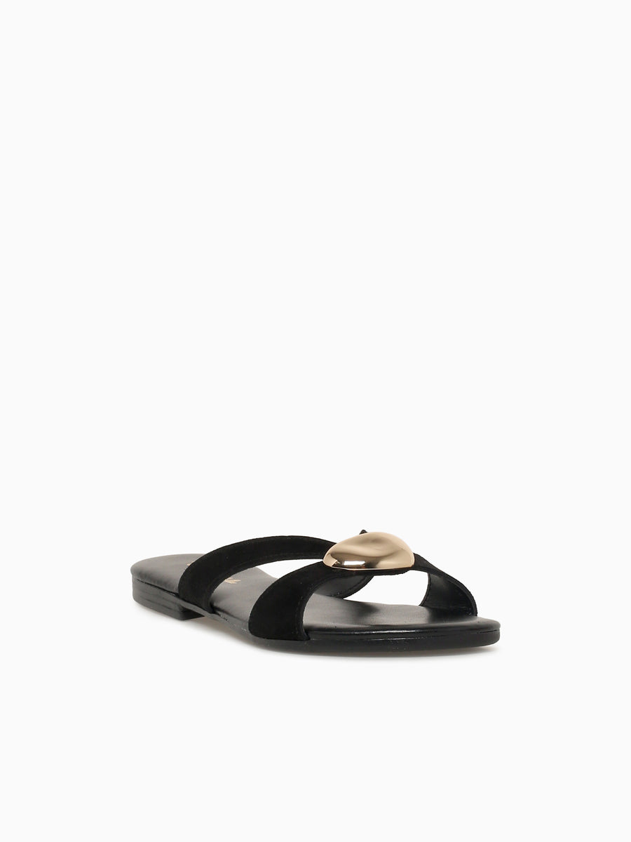 982r Black Kid Suede Black / 36 / M