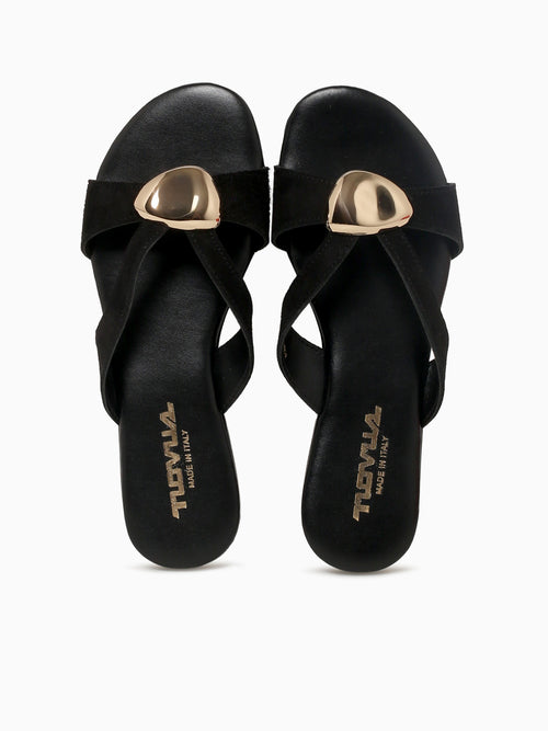 982r Black Kid Suede Black / 36 / M