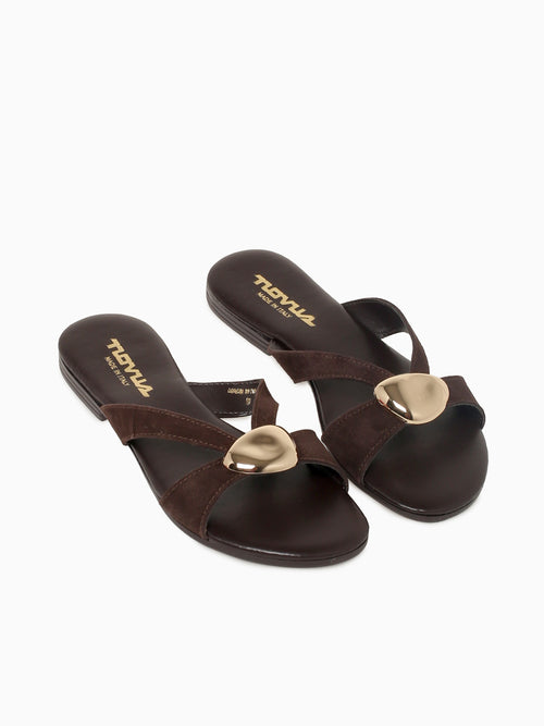 982r Testa Di Moro Kid Suede Brown / 36 / M