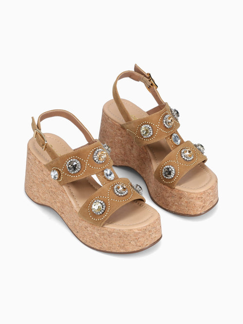 Gianinna Cinamon Suede Tan / 5 / M