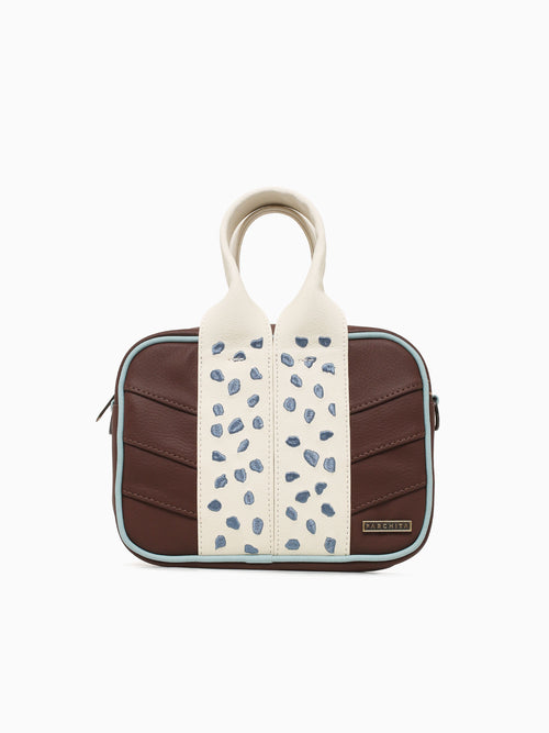 Trufa Crossbody Cafe Ivory Brown
