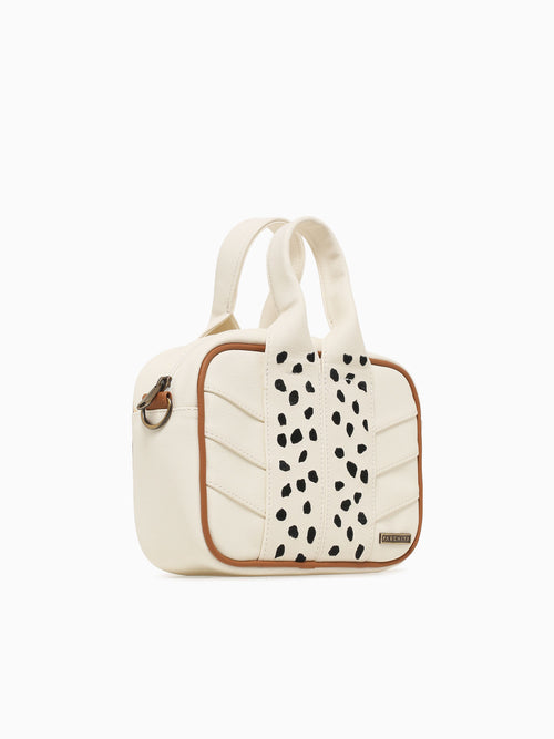 Trufa Crossbody Ivory Camel Off White