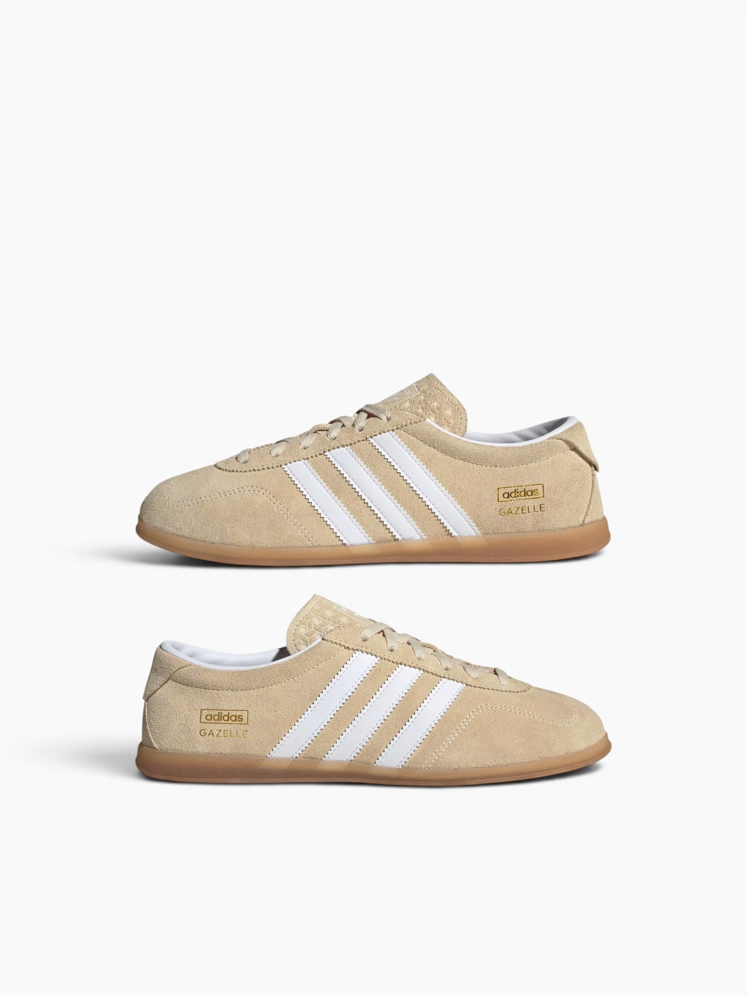Gazelle Lo Pro W Sand White suede Natural / 5 / M