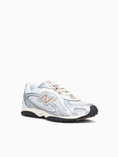 204l Silver Taupe suede Mesh Silver / 4 / M