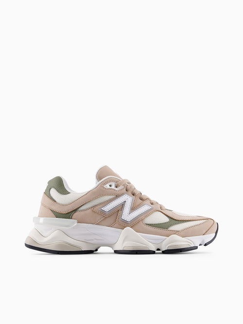 9060 Beige Green leather Beige / 4 / M