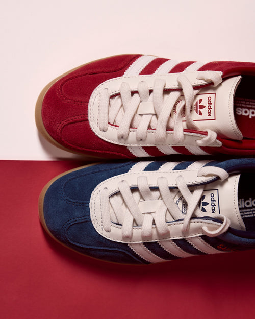 Gazelle Indoor Night Indigo White suede
