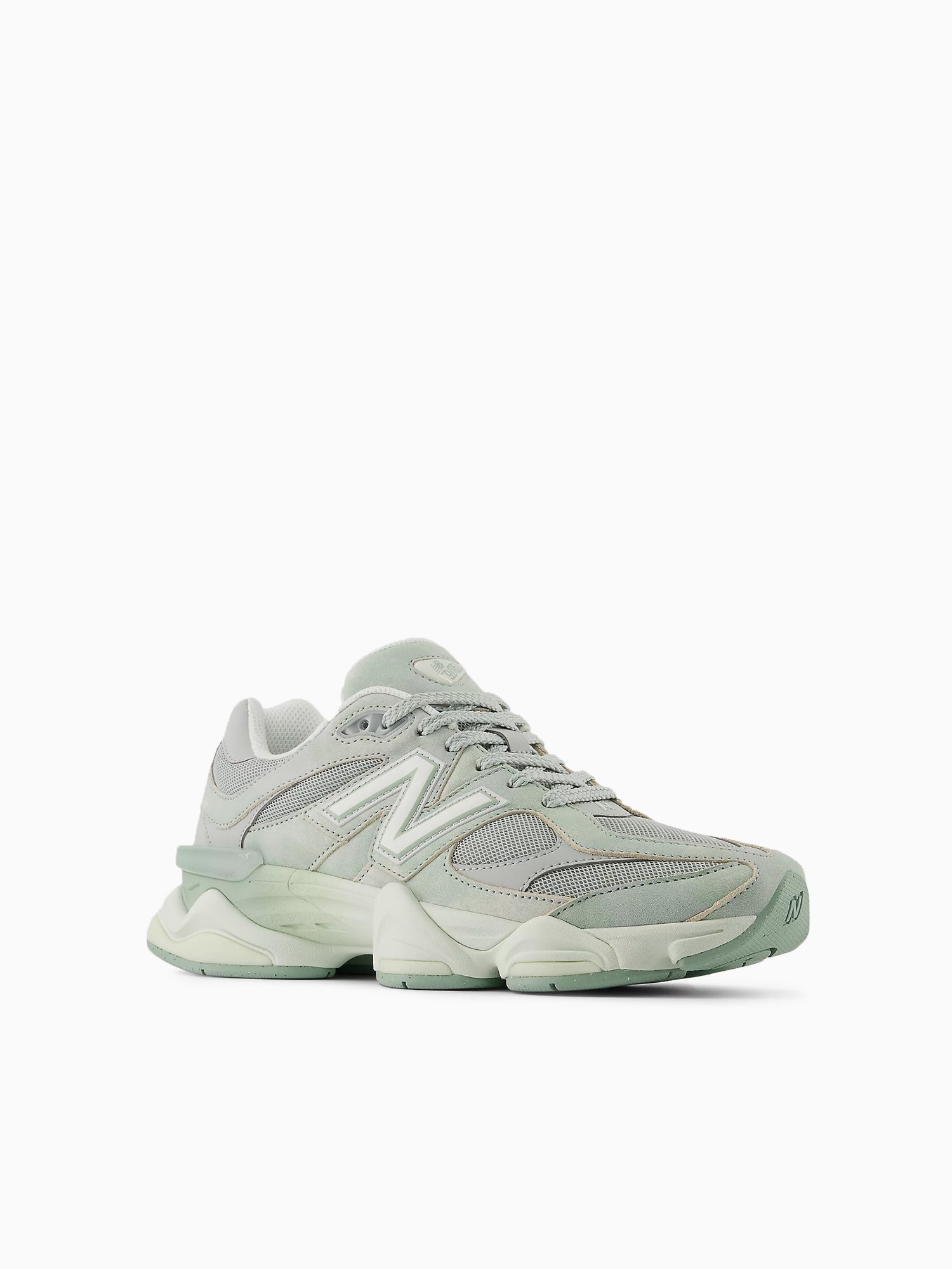9060 Mosai Green suede Light Green / 4 / M