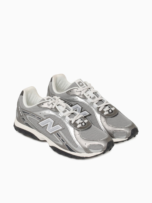 204l Silver Metallic Leather Silver / 4 / M