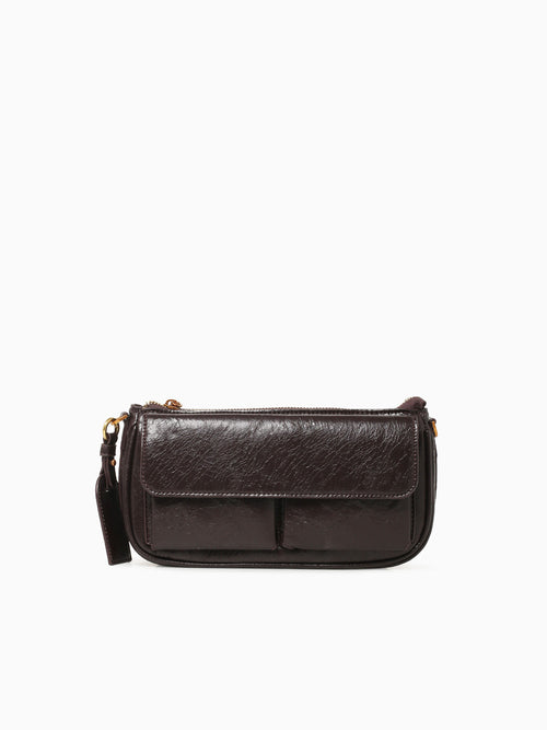 Ana Shoulder Bag Brown Brown