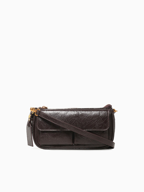 Ana Shoulder Bag Brown Brown