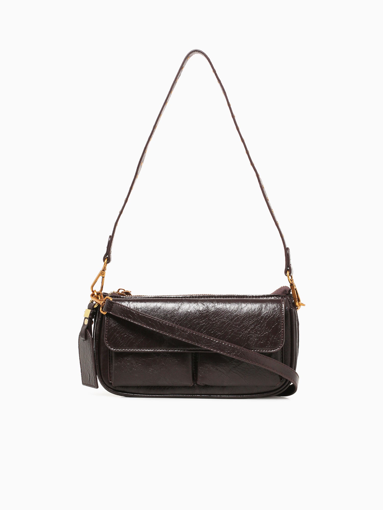 Ana Shoulder Bag Brown Brown