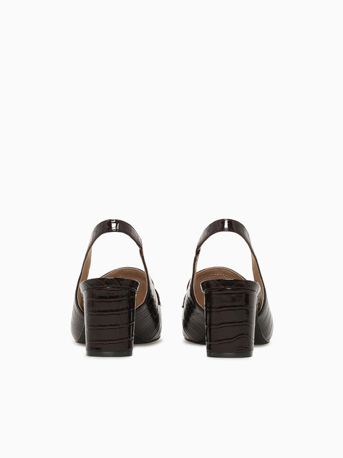 Angel Chocolate Croco Dark Brown / 5 / M