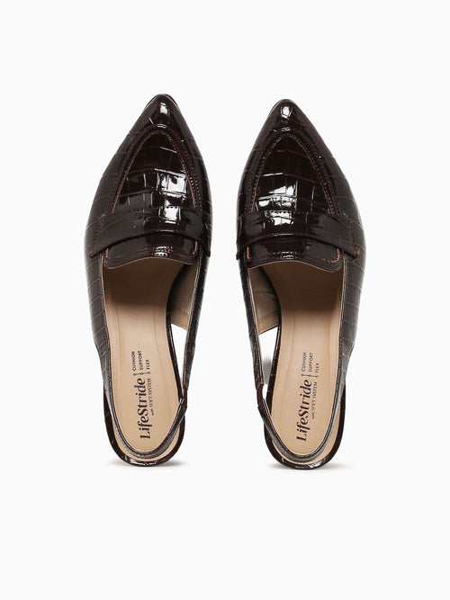 Angel Chocolate Croco Dark Brown / 5 / M