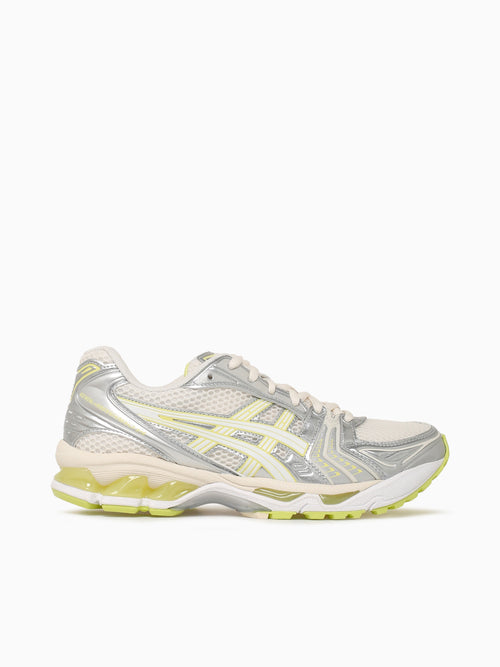 Gelkayano 14 Cream Pistachio leather Silver / 4 / M
